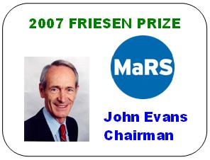 2007 Friesen Prize John Evans